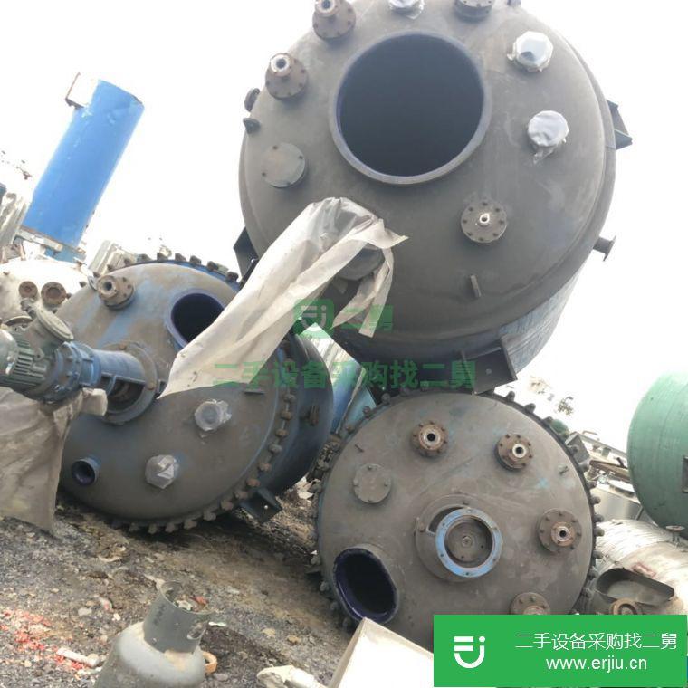 出售二手搪瓷反應釜1噸-15噸