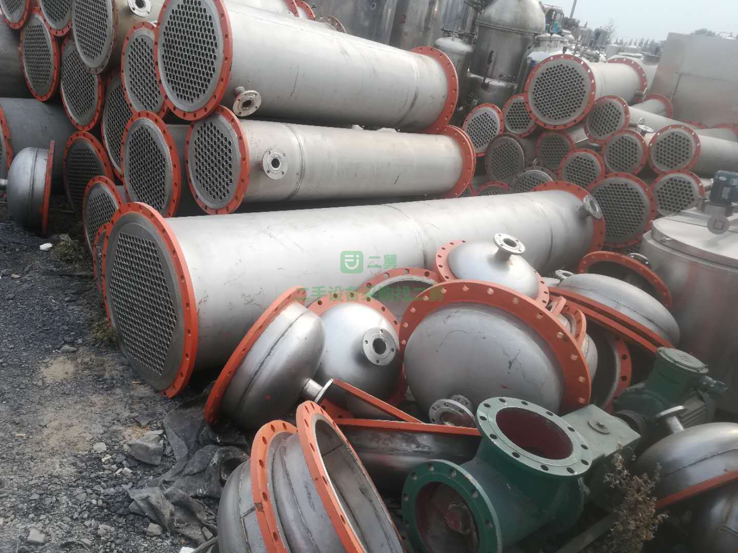 二手優質冷凝器10-200平方每方350元
