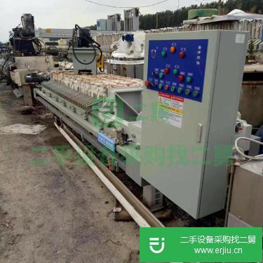 處理二手300平方程控自動壓濾機