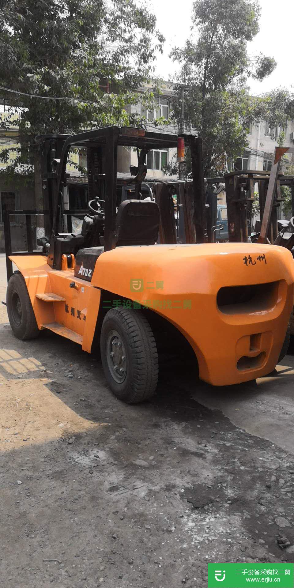 出售二手杭州7噸叉車