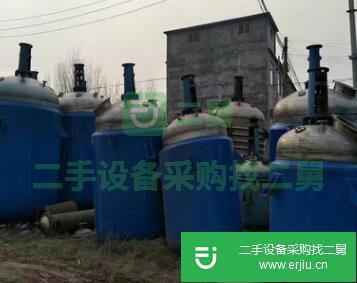 出售北京二手不銹鋼反應釜九成新