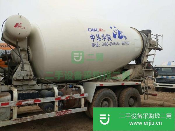 出售二手國四德龍12方375馬力攪拌車
