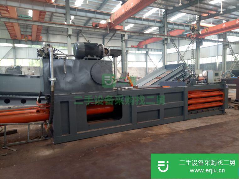 出售二手160型帶門廢紙打包機