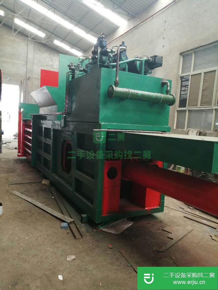 出售二手160型廢紙塑料瓶打包機