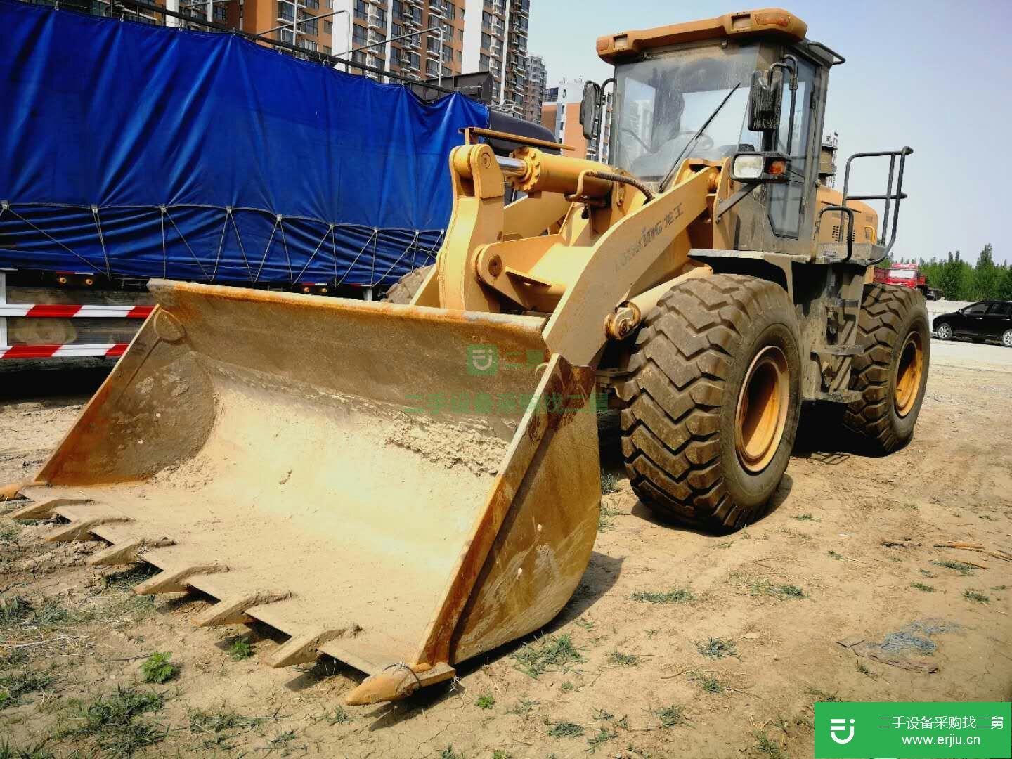 出售二手龍工855加長臂章裝載車