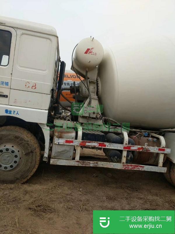 出售二手國四德龍12方375馬力攪拌車