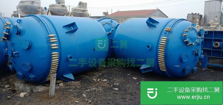 出售二手5噸搪瓷反應釜 二手高壓釜