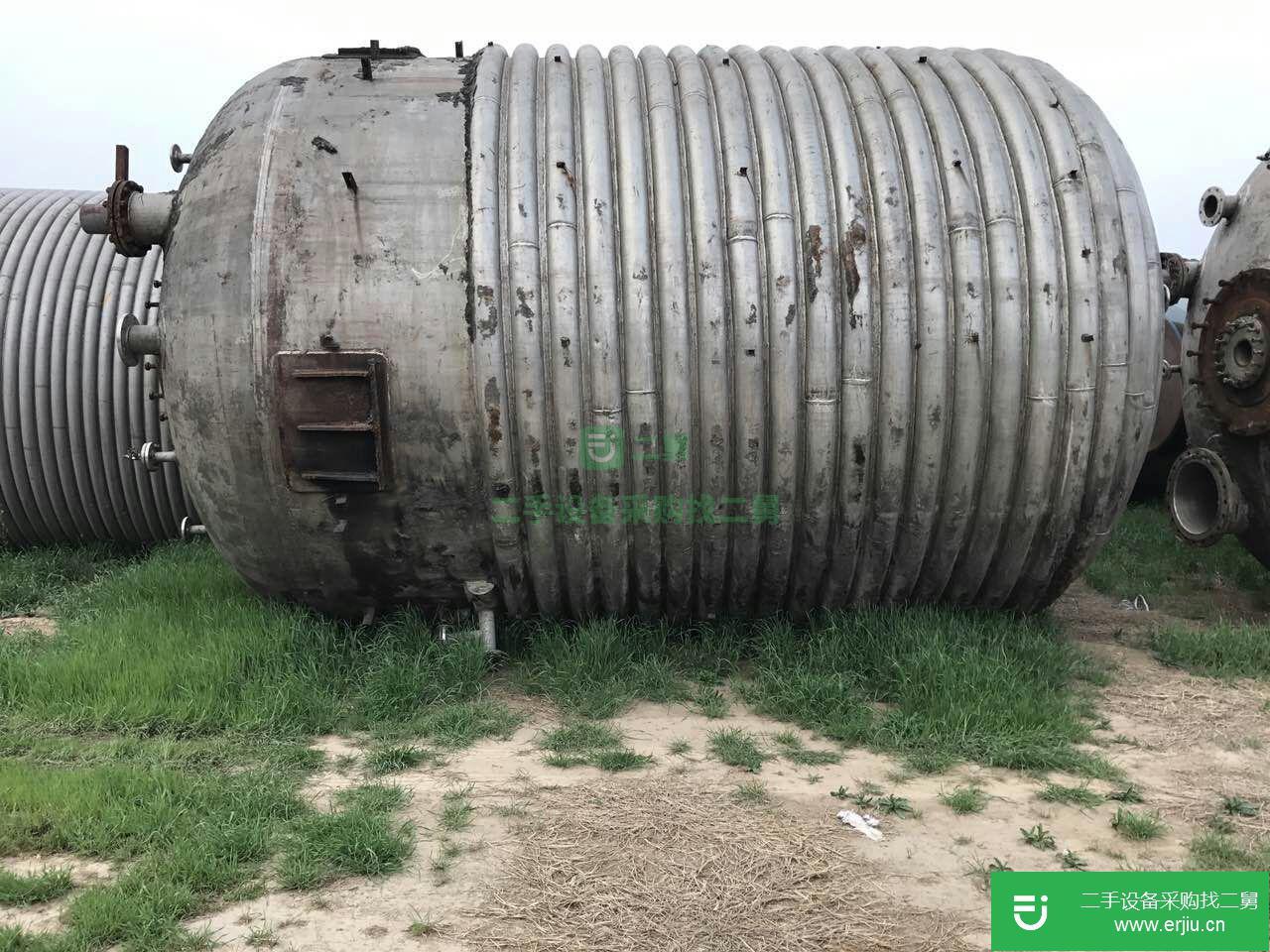 出售二手不銹鋼反應釜搪瓷反應釜