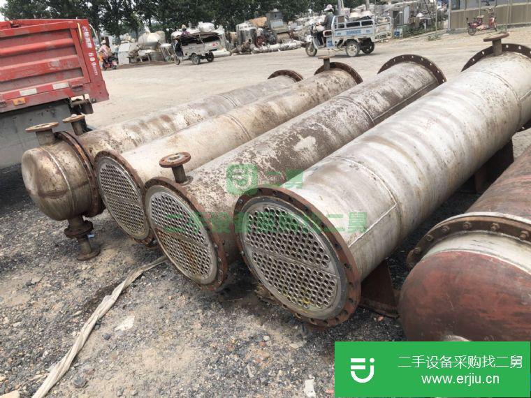 出售二手30平方不銹鋼冷凝器