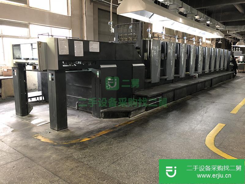出售二手海德堡SM102-10（4+4）印刷機