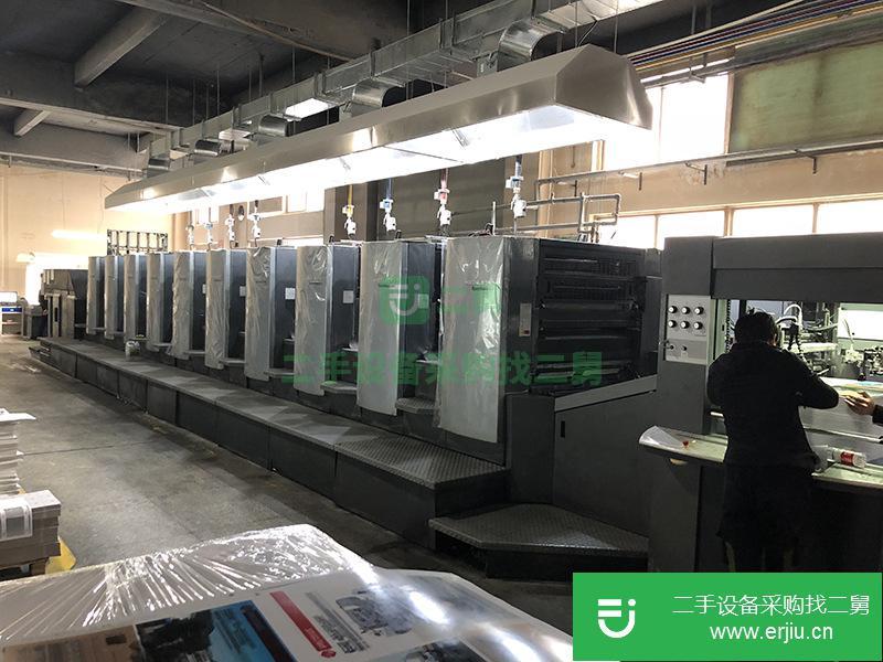 出售二手海德堡SM102-10（4+4）印刷機