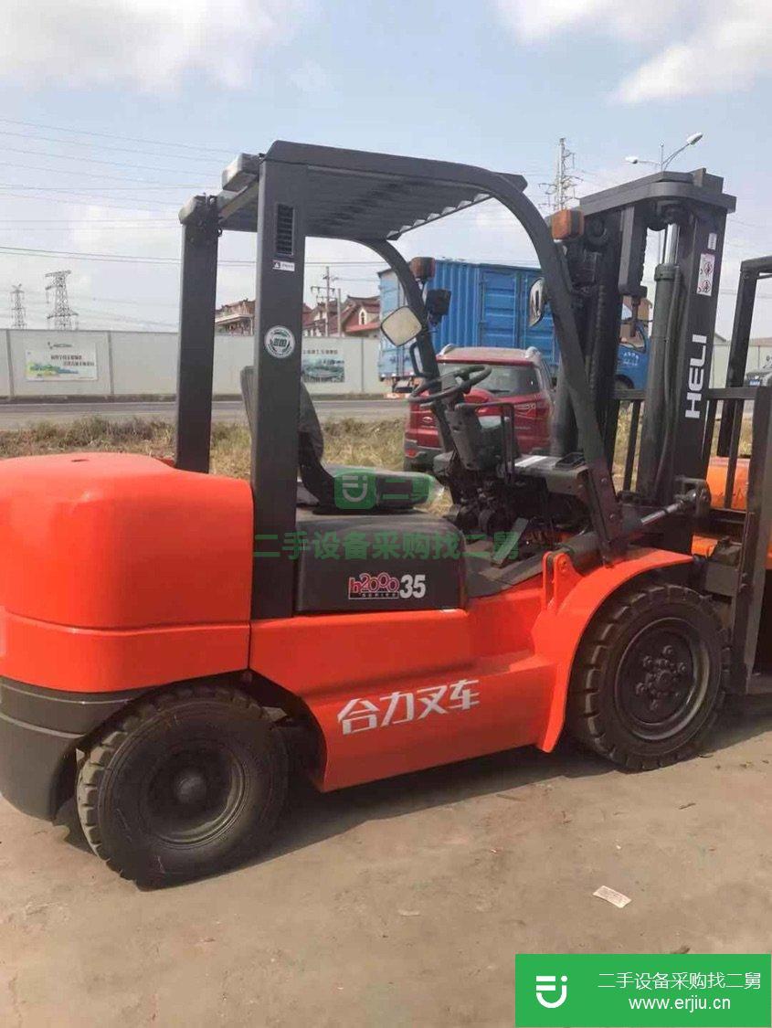 出售二手合力3.5噸柴油叉車