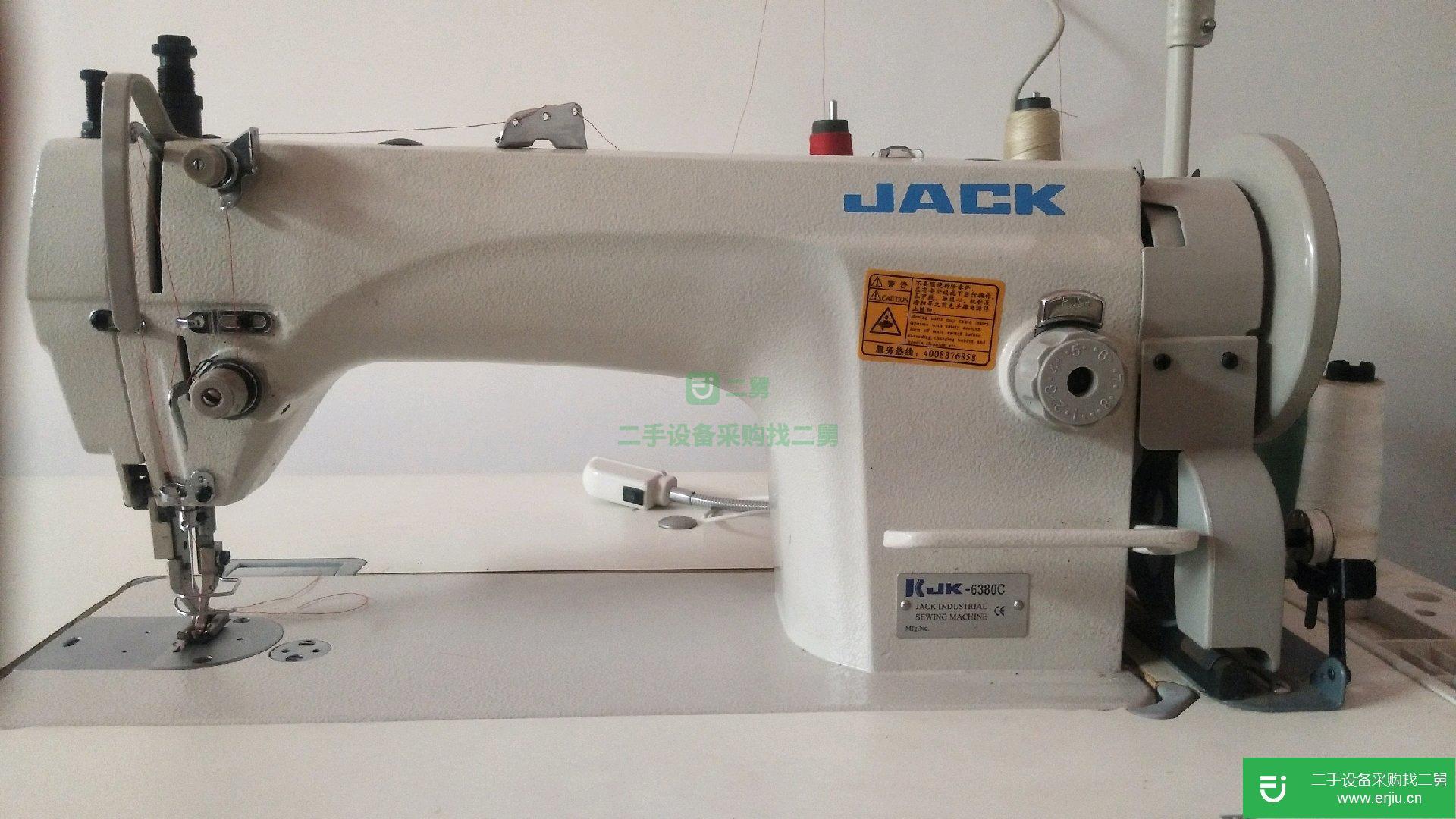出售二手杰克JACK-6380三同步縫紉機
