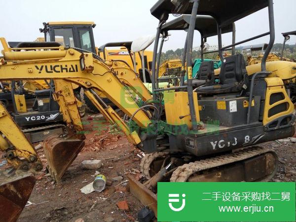 出售二手玉柴18小型微型挖機