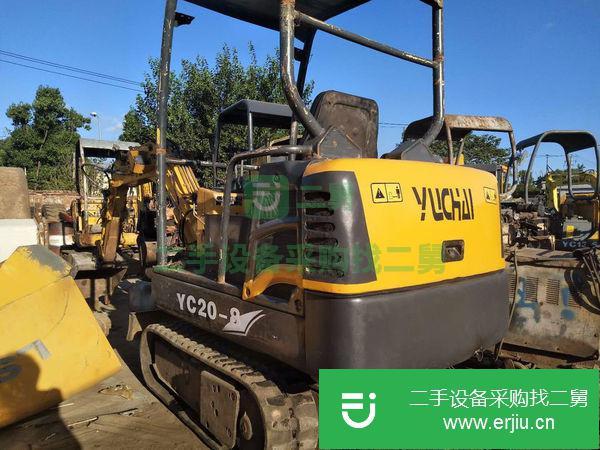 出售二手玉柴20挖掘機