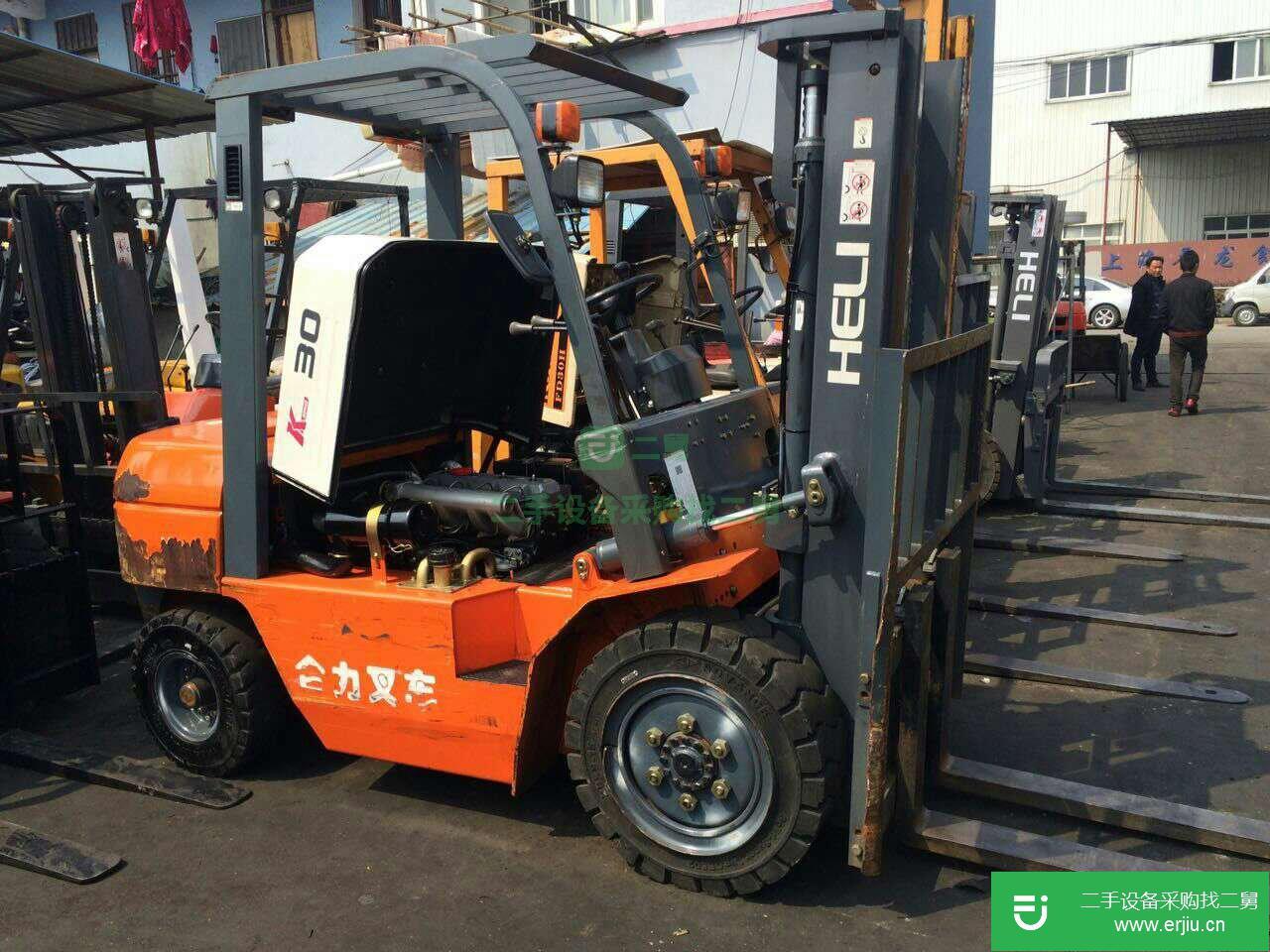 出售二手合力3.5噸叉車