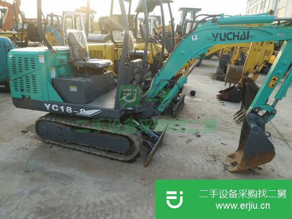 出售二手玉柴挖掘機