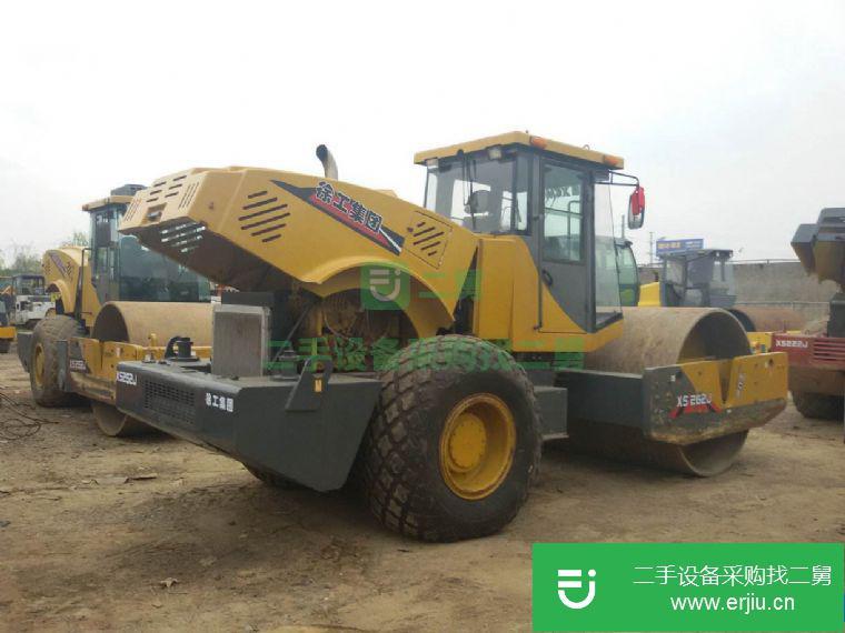 出售二手26噸單鋼輪壓路機(jī)