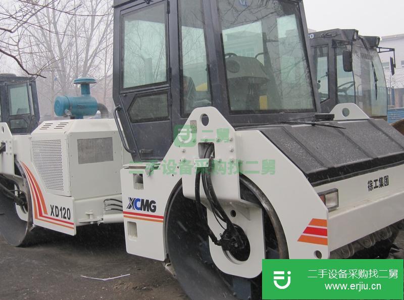 出售二手徐工2噸雙鋼輪振動壓路機