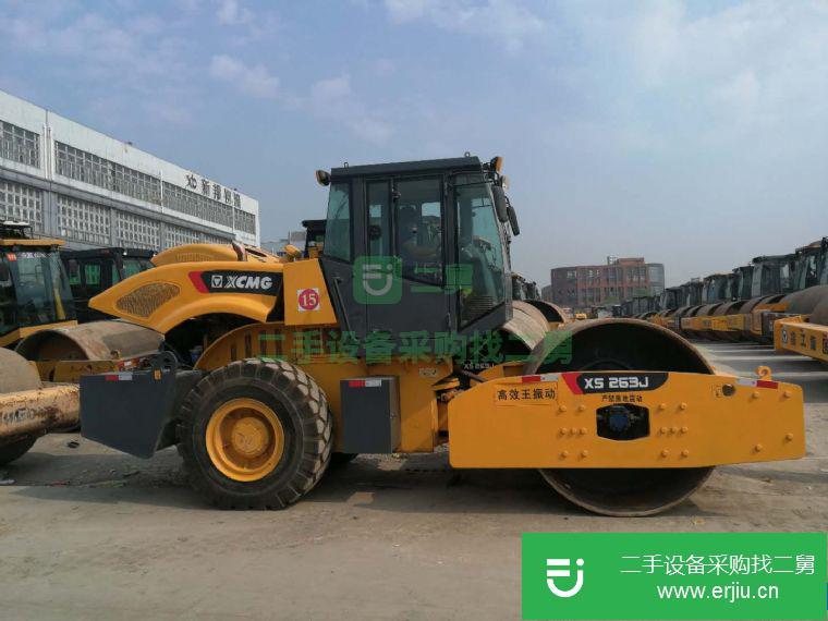出售二手26噸單鋼輪壓路機(jī)