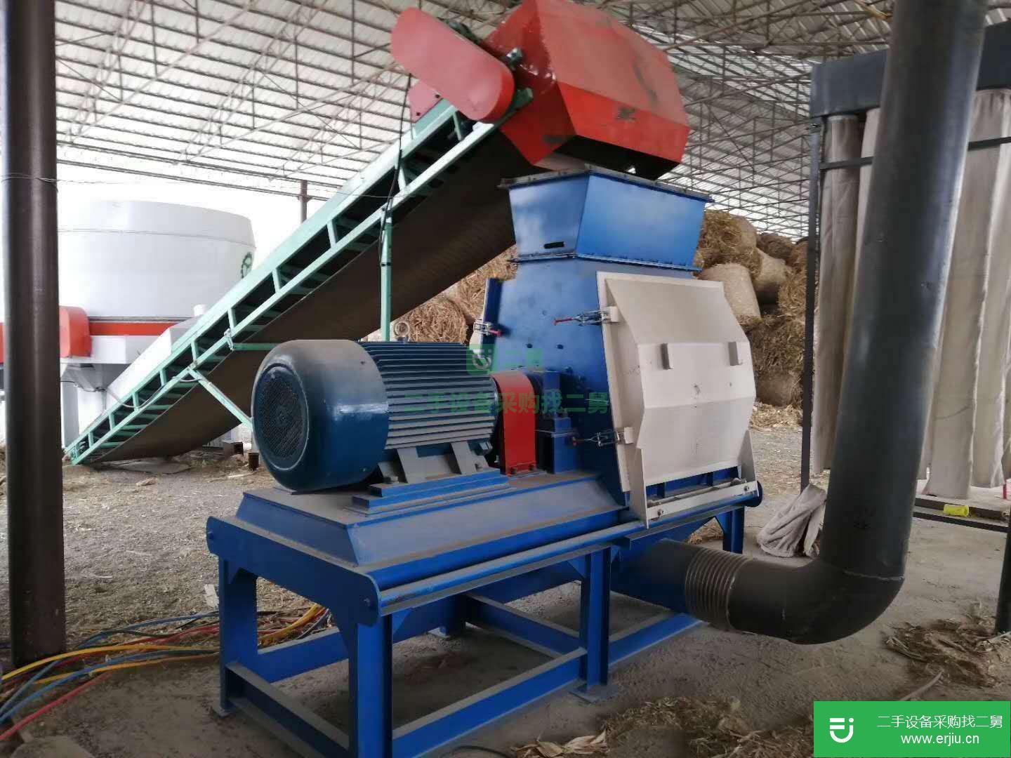 出售二手宇龍560生物質顆粒機