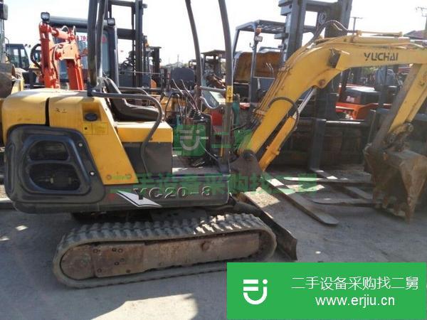 出售二手玉柴18小型國產挖機