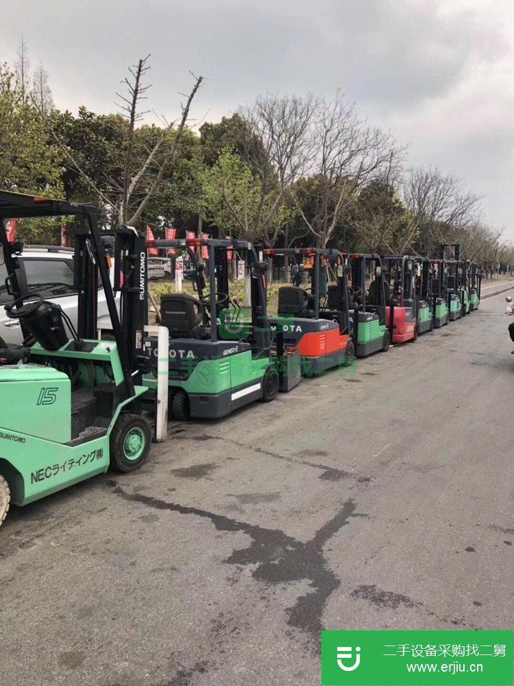 出售二手電動叉車豐田1.5噸小體積電瓶叉車狹窄倉庫專用