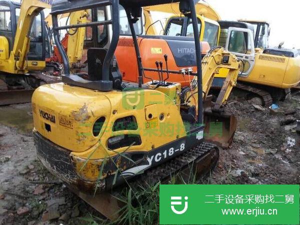 出售二手玉柴小型履帶式挖掘機