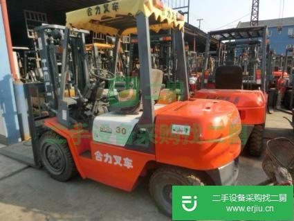 出售二手杭州合力3噸柴油叉車