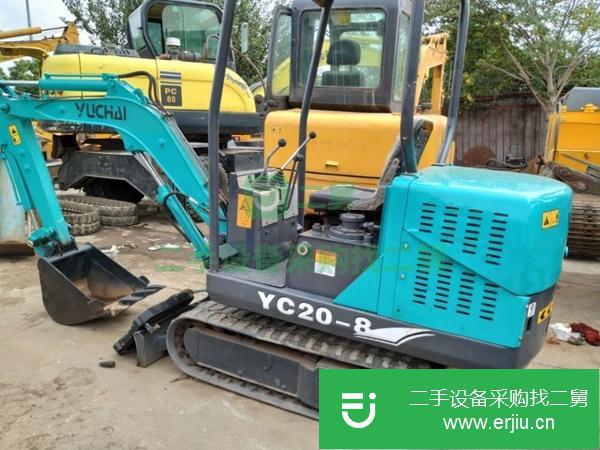 出售二手履帶式玉柴18型國產挖機