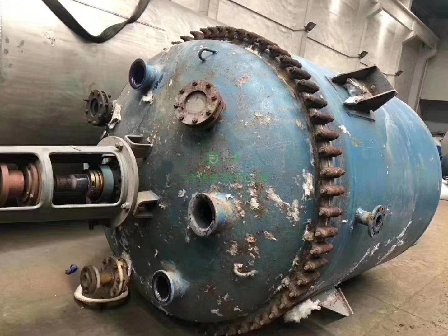 二手10立方搪瓷反應釜