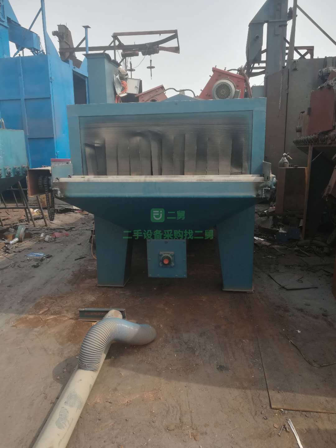 二手九成新通過式拋丸機(jī)