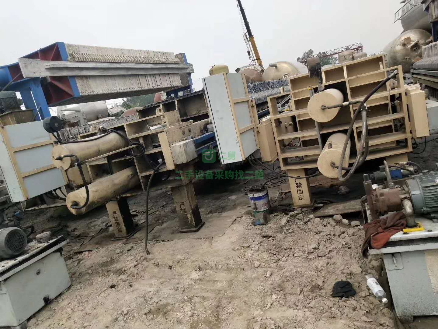 轉讓二手九成新程控自動壓濾機