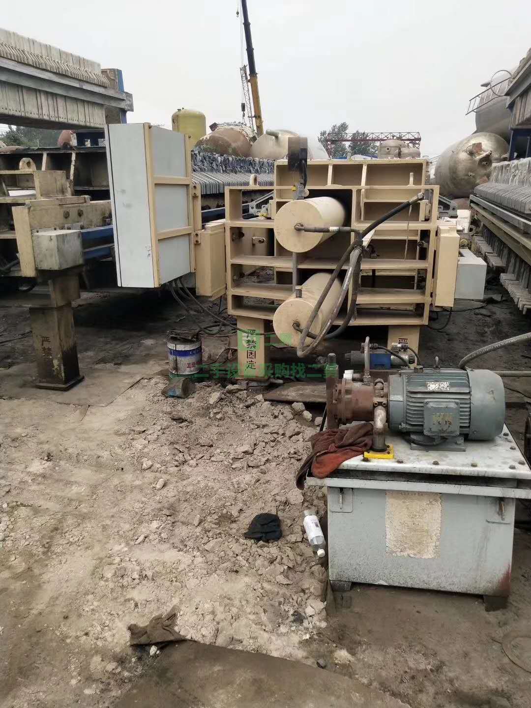 轉讓二手九成新程控自動壓濾機