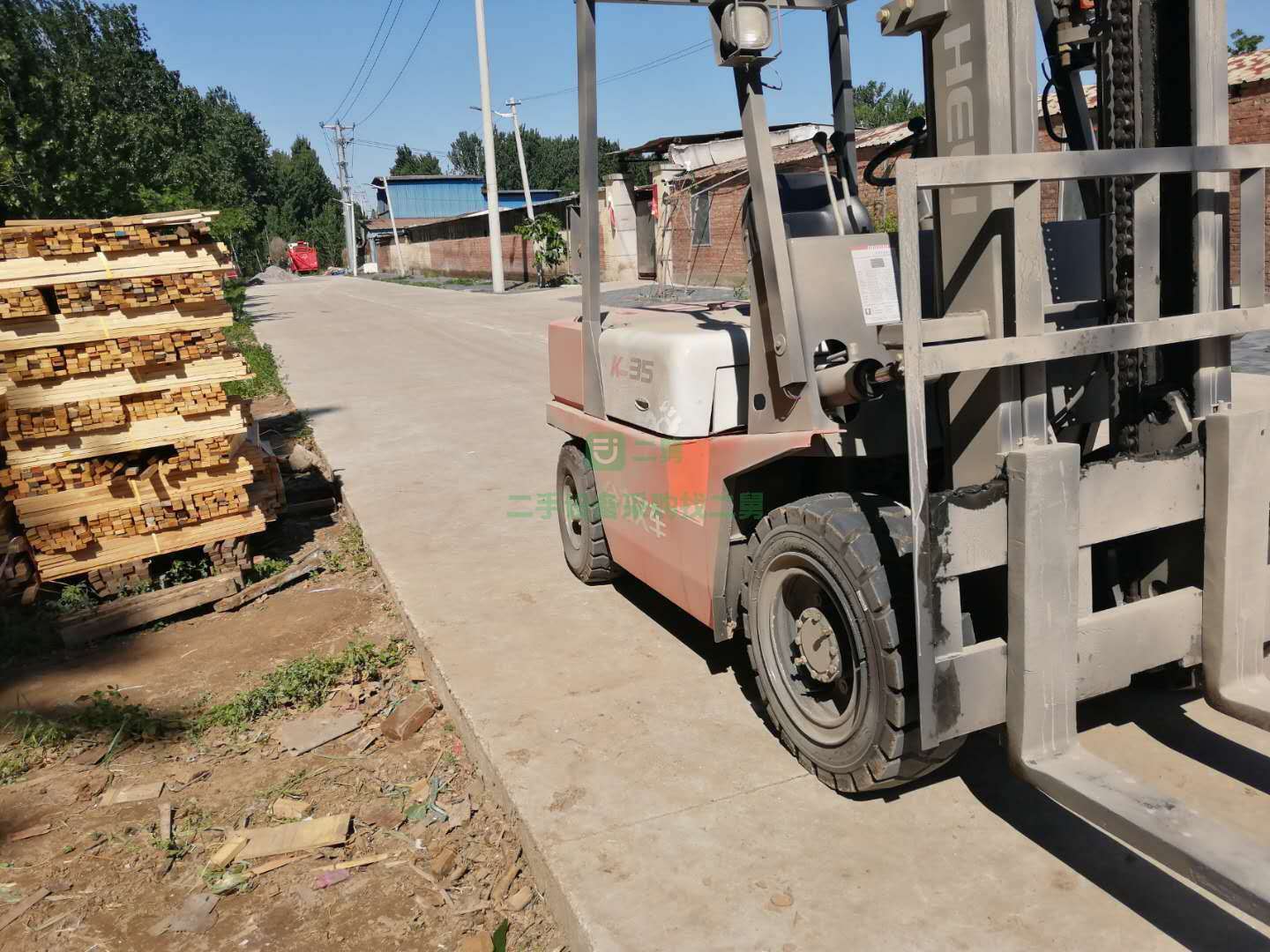 二手八成新合力叉車