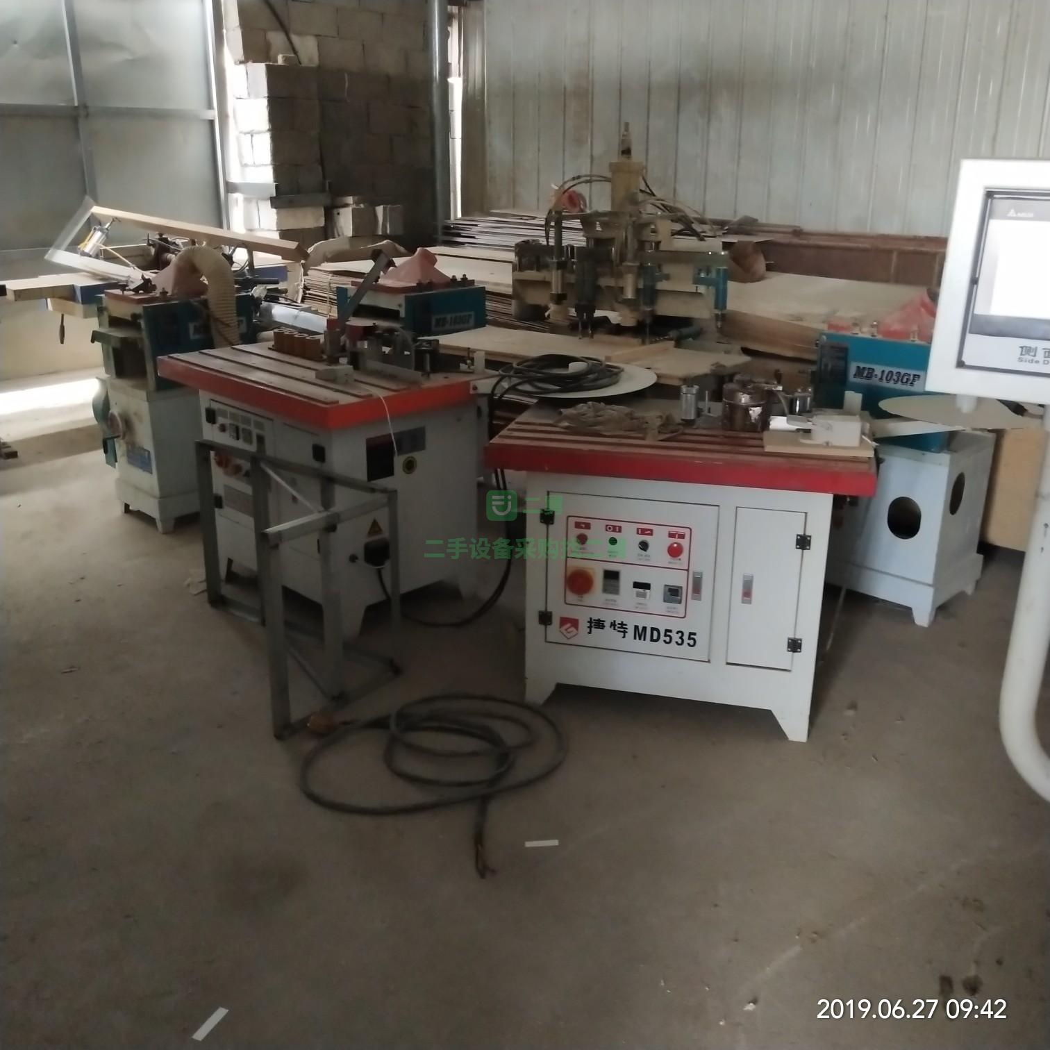 出售二手封邊機，排鉆，精密鋸，開料機，空壓機