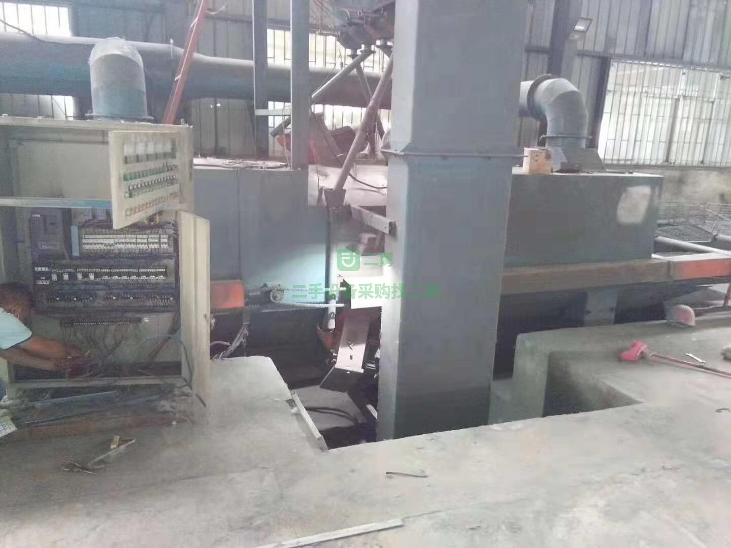 二手1208通過式拋丸機可電議