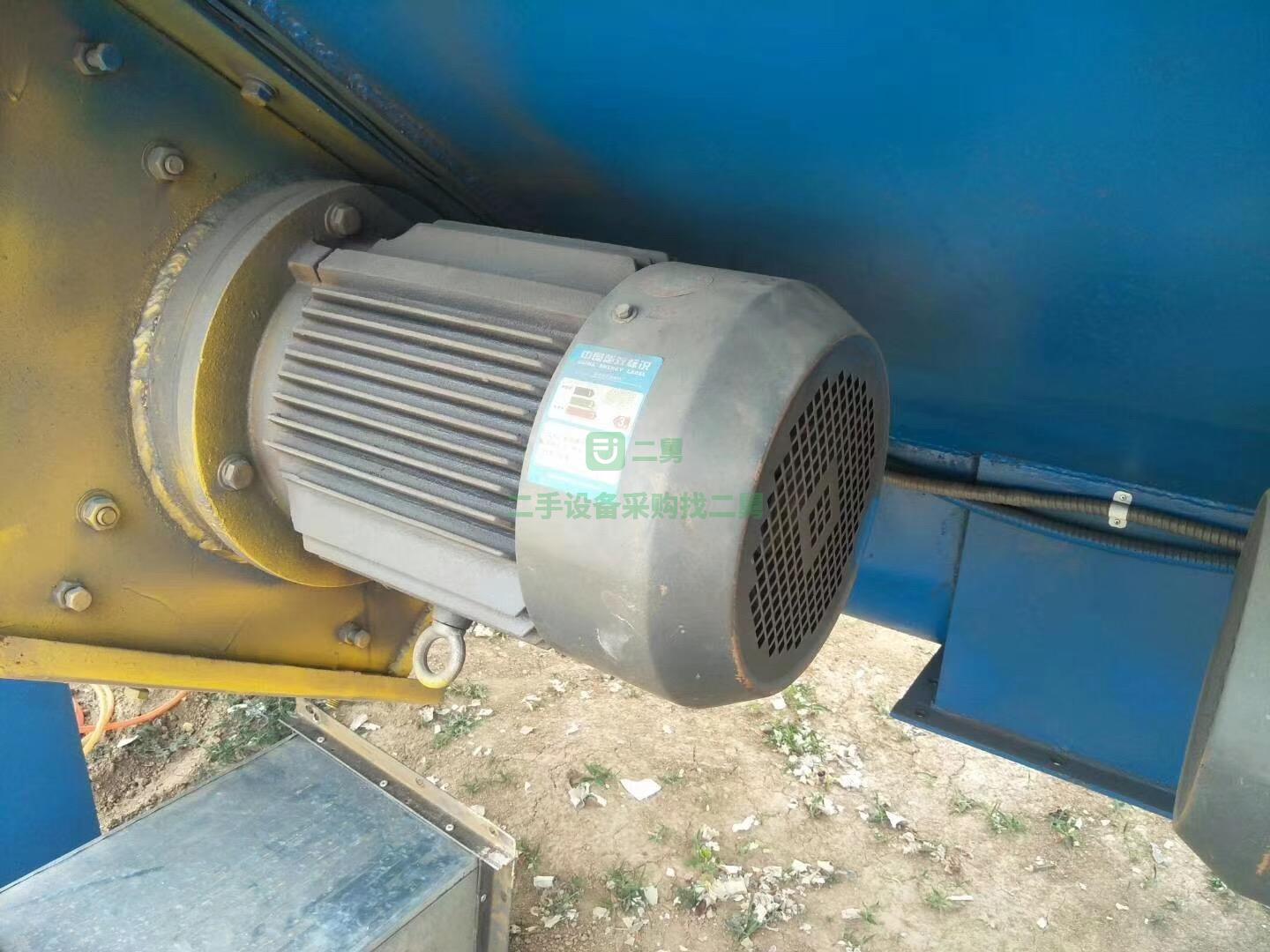 二手九成九小通過式拋丸機 八個7.5千瓦頭