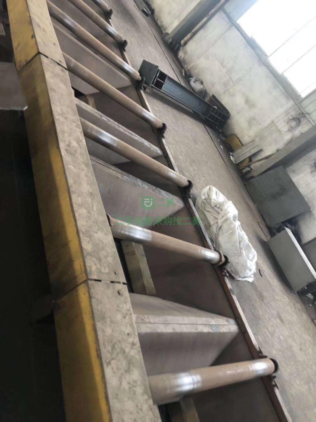 二手通過式拋丸機，寬一米七，高兩米一