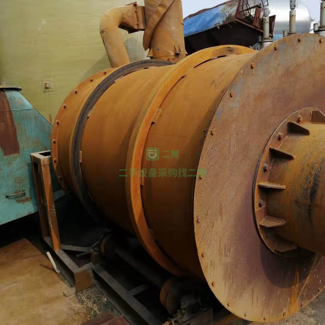 二手八成新三回程滾筒烘干機