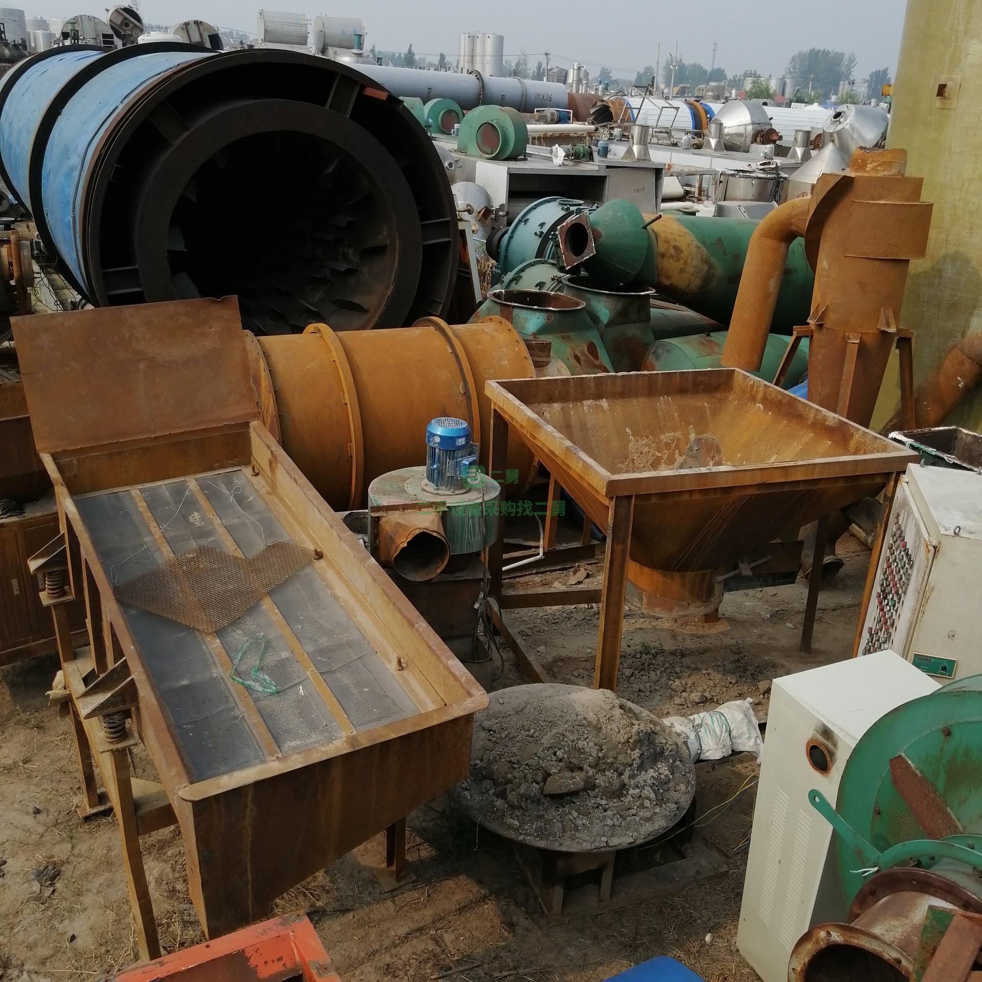 山東出售二手九成新2.4*22米滾筒烘干機