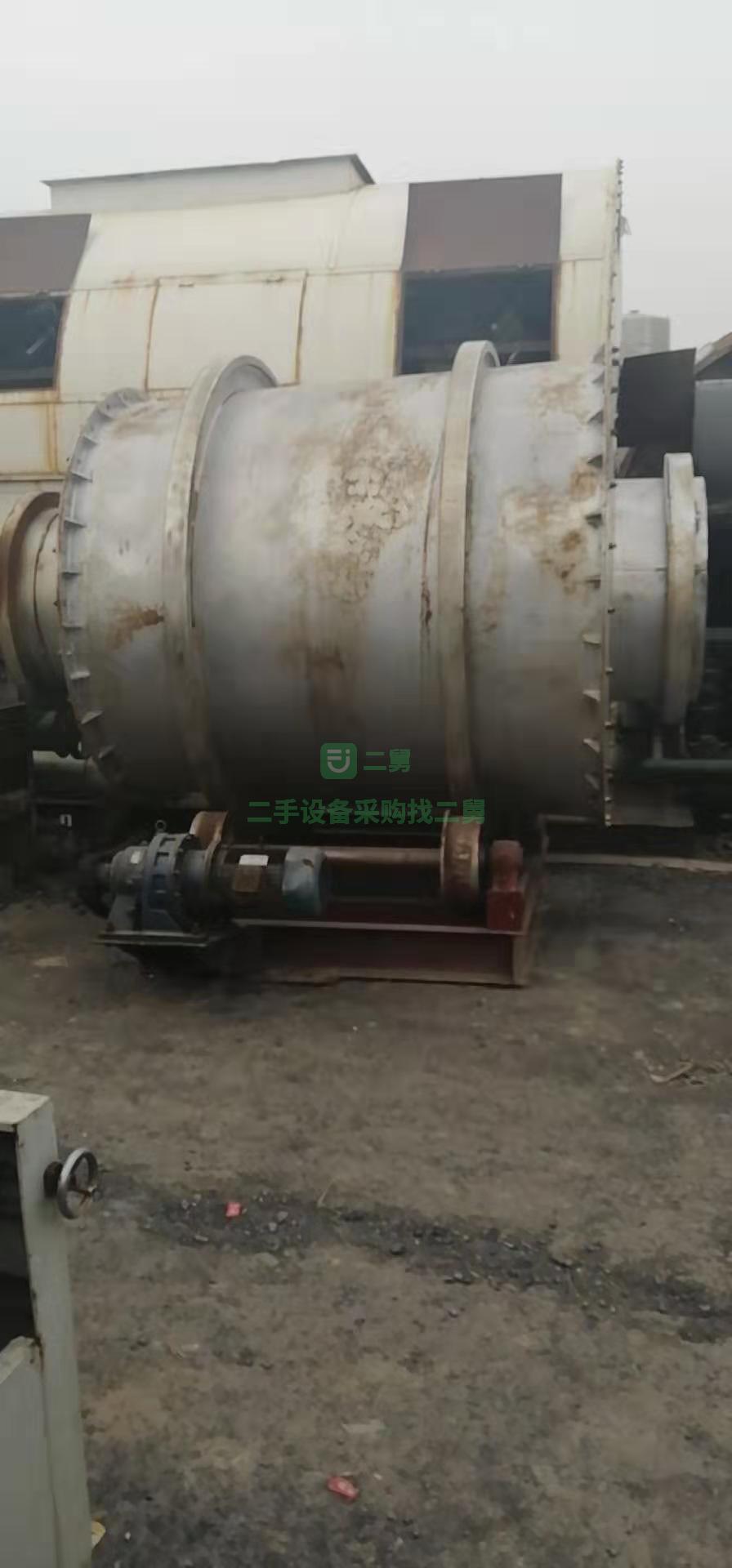 二手八成新三回程滾筒烘干機