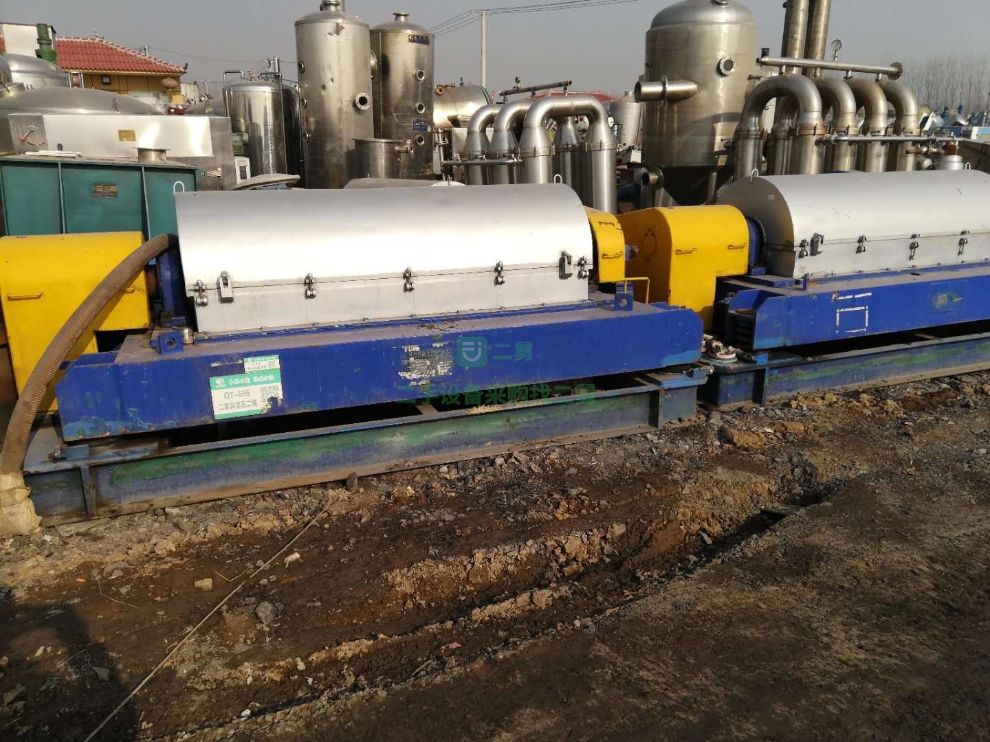二手三相分離400型臥式螺旋卸料沉降離心機
