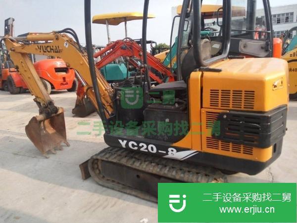 舊履帶式二手玉柴25小型國產挖掘機
