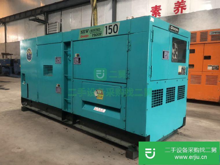二手100kw靜音電友三菱柴油發電機組