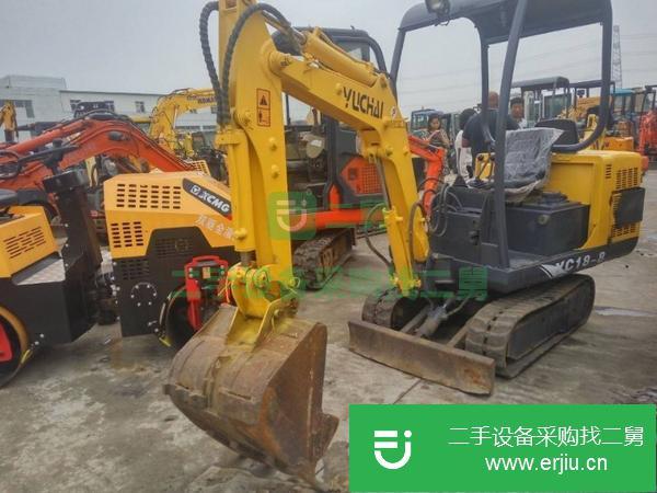 舊履帶式二手玉柴25小型國產挖掘機