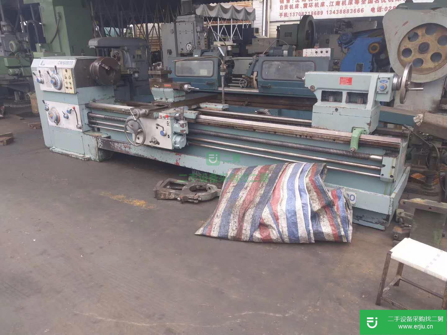 二手國產蘭州CW6180D臥式車床