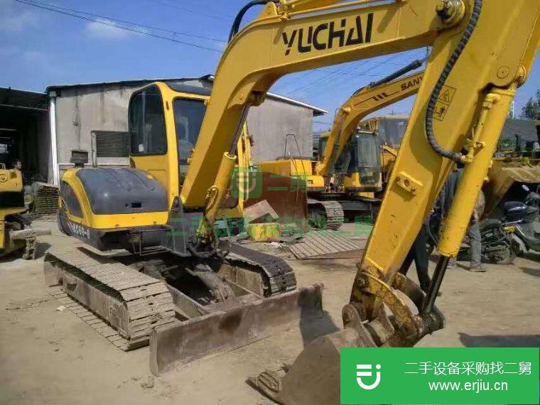 轉讓二手玉柴YC60-8小挖掘機