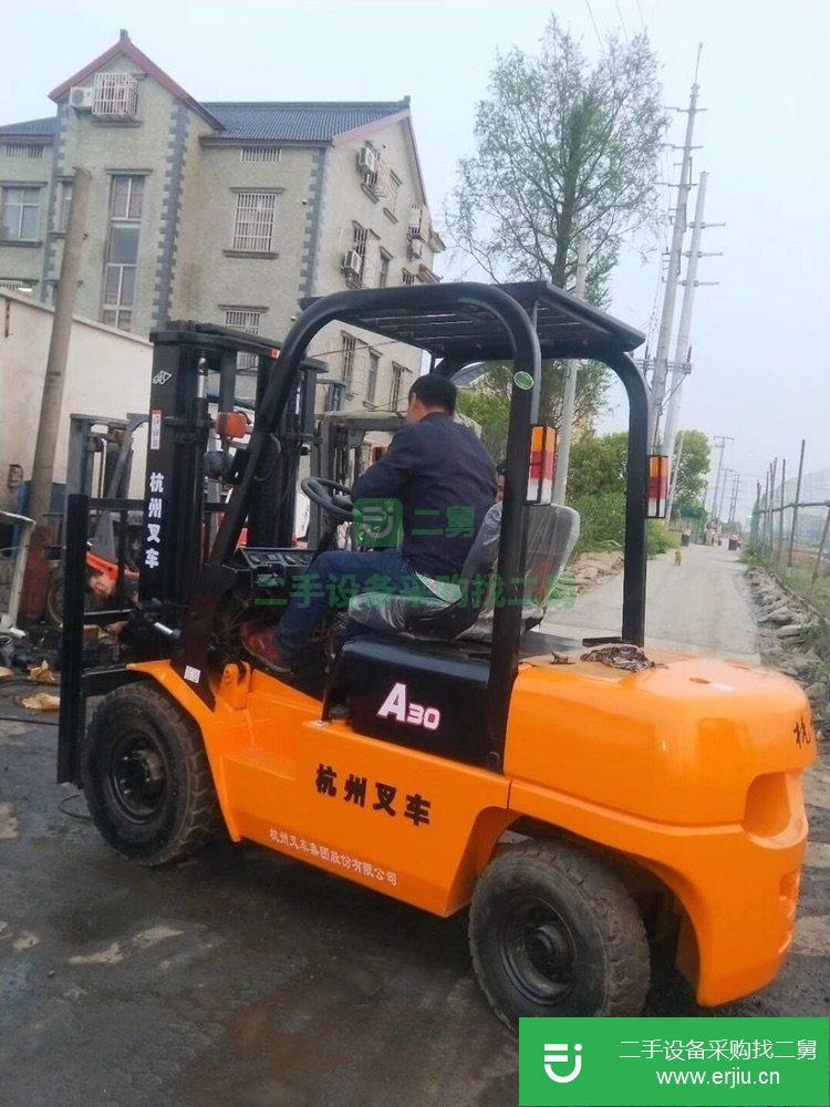 二手杭州3噸自動擋柴油叉車