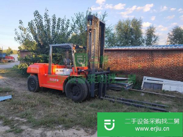 9成新合力3.5噸升高4.5米叉車(chē)